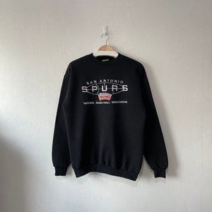 Vintage 90s San Antonio Spurs NBA Basketball Embroidered Crewneck Sweatshirt